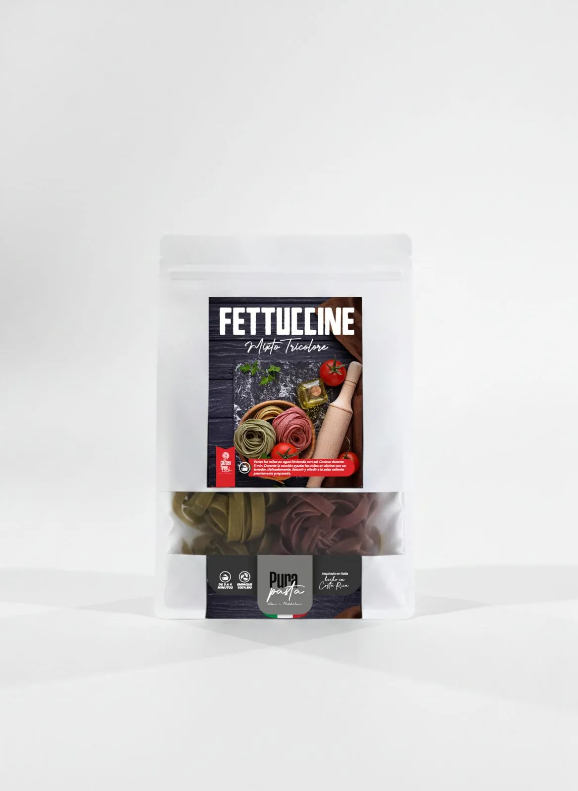 Fettuccine — Pasta seca sin gluten PuraPasta