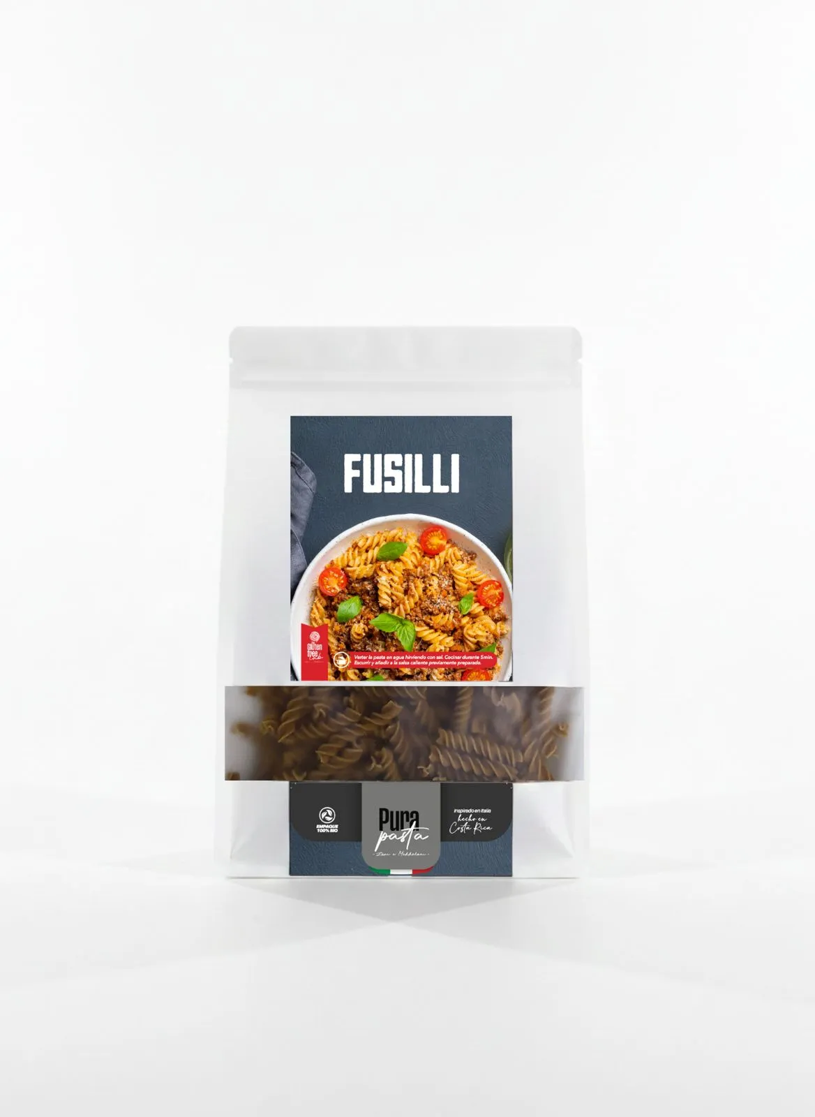 Fusilli — Pasta seca sin gluten PuraPasta