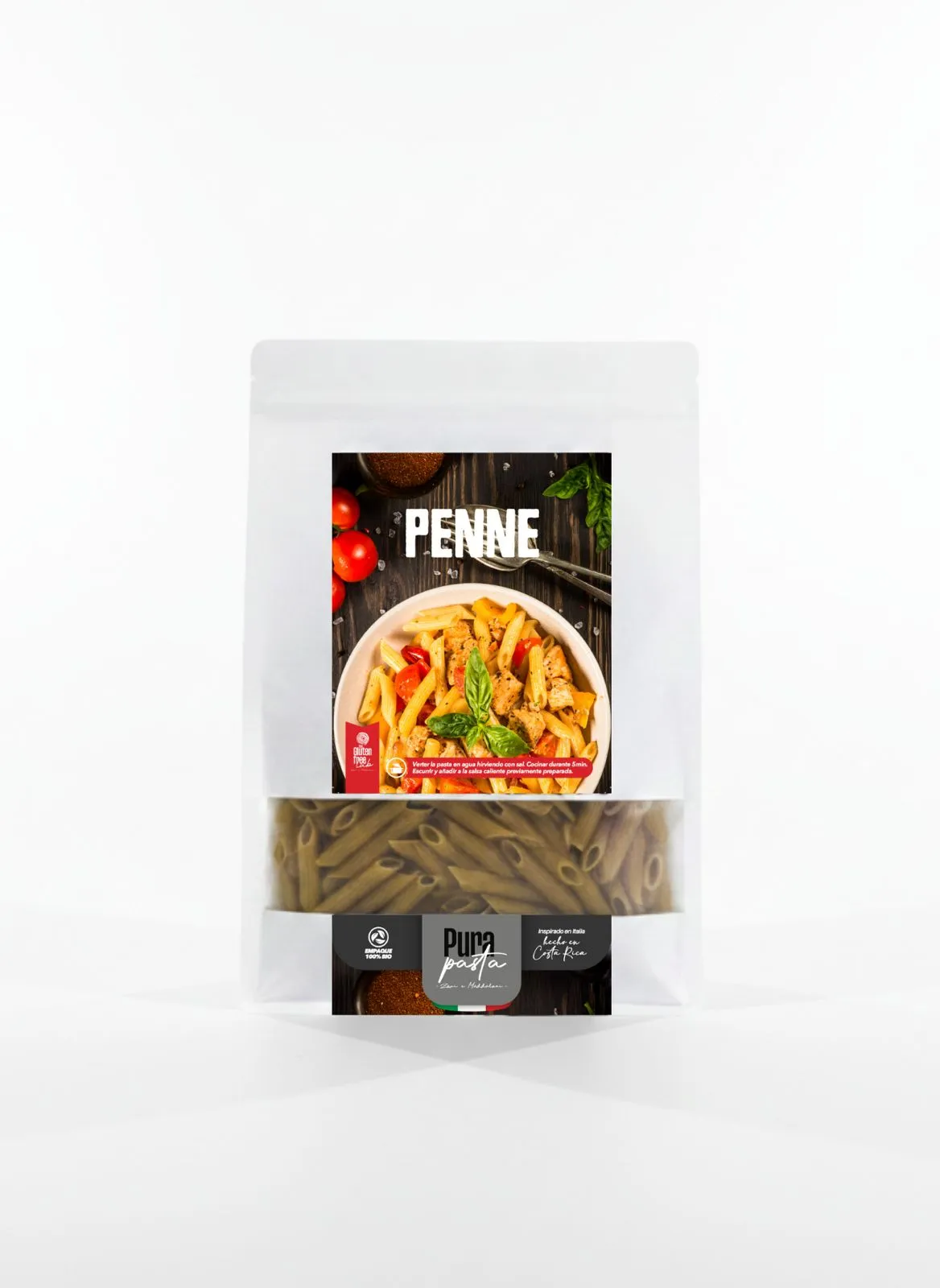 Penne — Pasta seca sin gluten PuraPasta